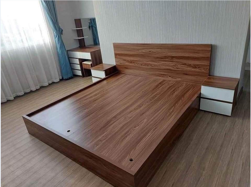 Giường Gỗ Công Nghiệp Campuchia
