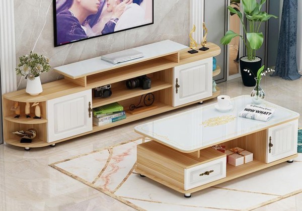 Tủ Tivi Gỗ Công Nghiệp Phnom Penh