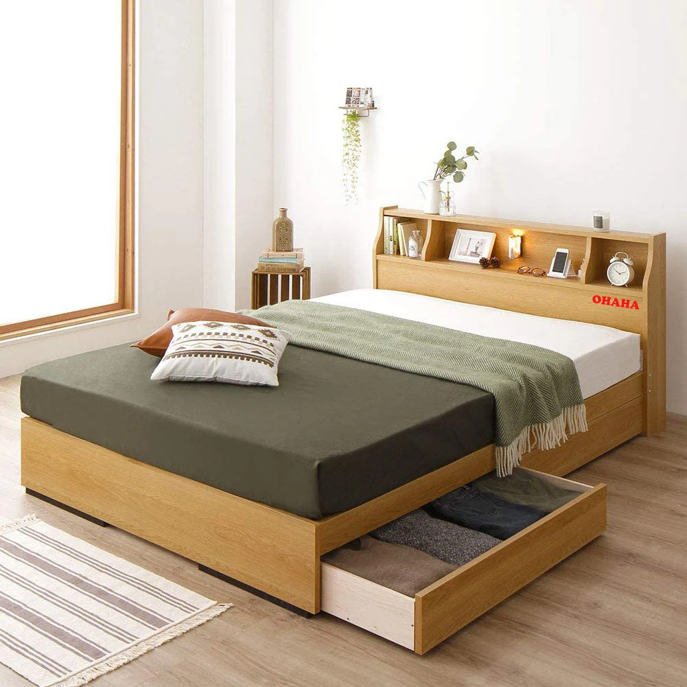  Giường Gỗ Công Nghiệp Bavet