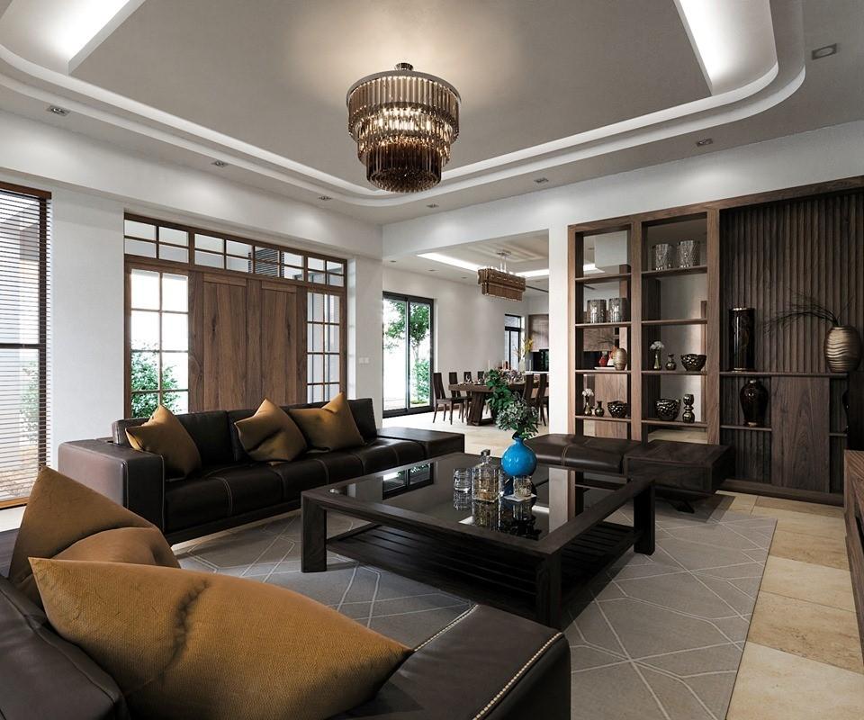 Professional plaster ceiling in Bavet, Cambodia, Moc Bai