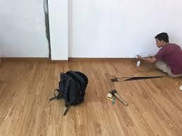 Sàn nhựa giả gỗ cho văn phòng tại Bavet, Campuchia, gần Mộc Bài