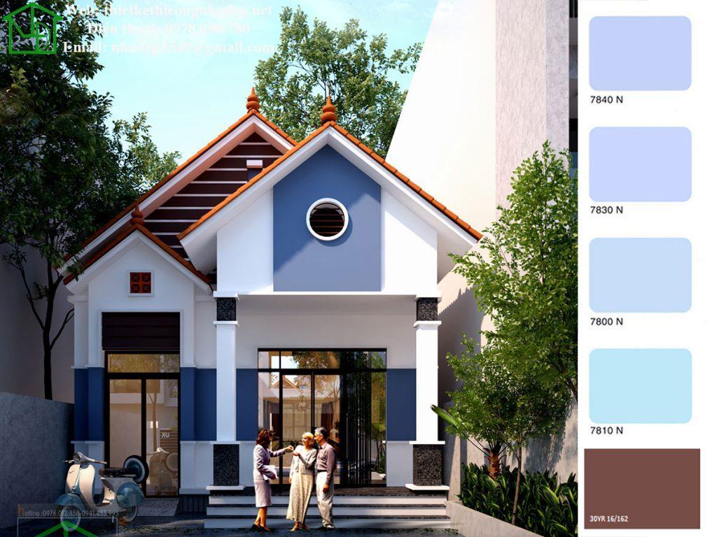 Exterior wall paint in Bavet, Cambodia, near Moc Bai